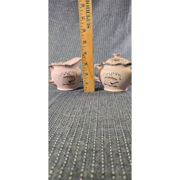 Vintage Ardalt Lenwile China Creamer & Sugar Bowl - Picture 9 of 12